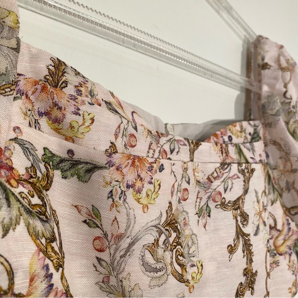 ASM ANNA Mulberry Silk blend Floral dress size L - Picture 4 of 16